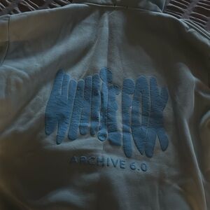 Blue white fox hoodie! Super comfy and soft. Nice solid fit